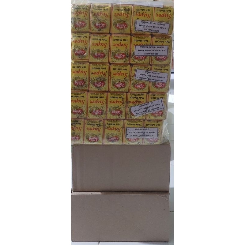 

teh tubruk cap 2tang kuning 40gr × 10pcs