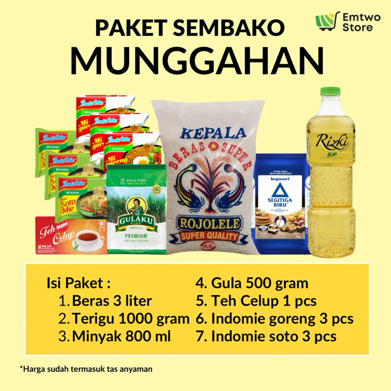

Paket Sembako Munggahan - Tas Anyam