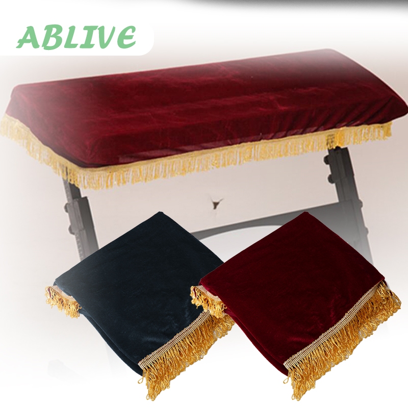 Pelindung Piano 61 Tombol Cover Piano Elektrik Anti Debu Cover Piano Upright 110 x 52cm