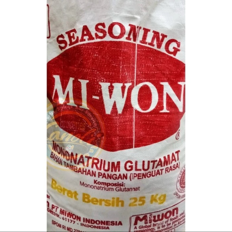 

Monosodium Glutamate MSG Micin Miwon Ajinomoto Repack 1 Kg