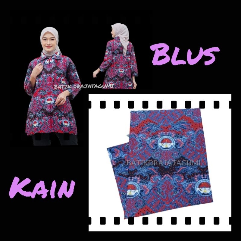 KAIN BATIK PREMIUM PPDI NASIONAL DAN BAJU BATIK PPDI NASIONAL LAPIS FURING WANITA, TERBARU BAHAN KAI