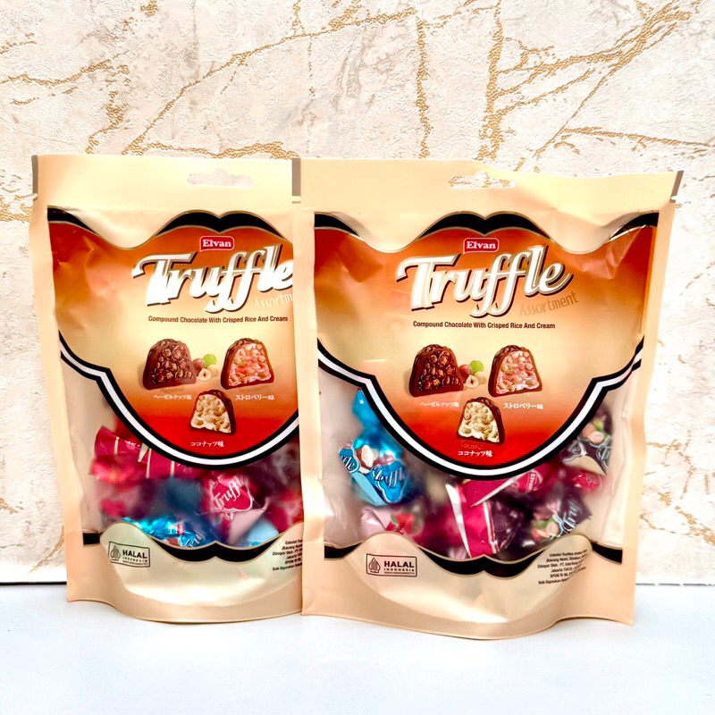 

Elvan Truffle Assortment Chocolate Coklat Turki Mesir 120gr