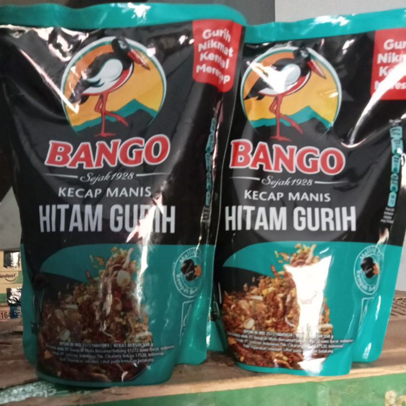 

Kecap manis Bango hitam gurih 550 gram
