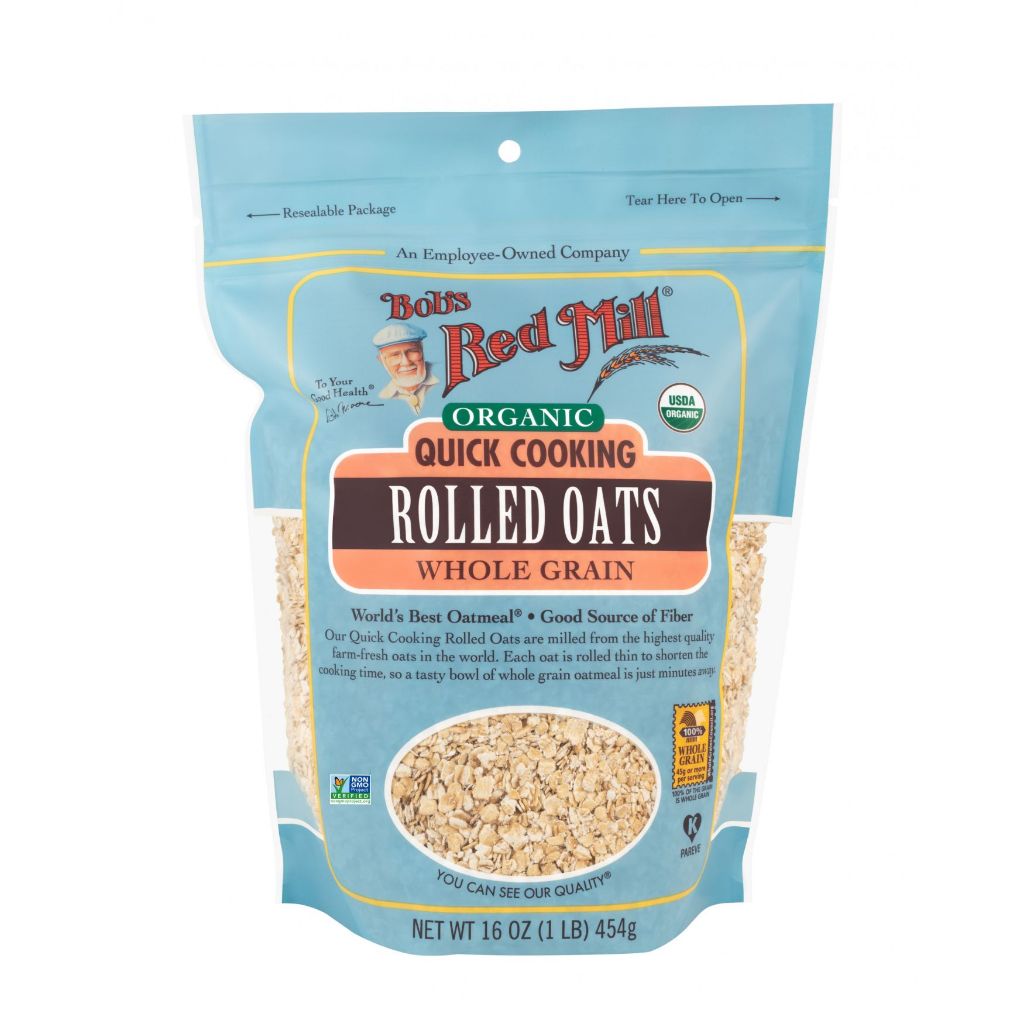 

Bob's Red Mill Organic Quick Cooking Rolled Oats 907g
