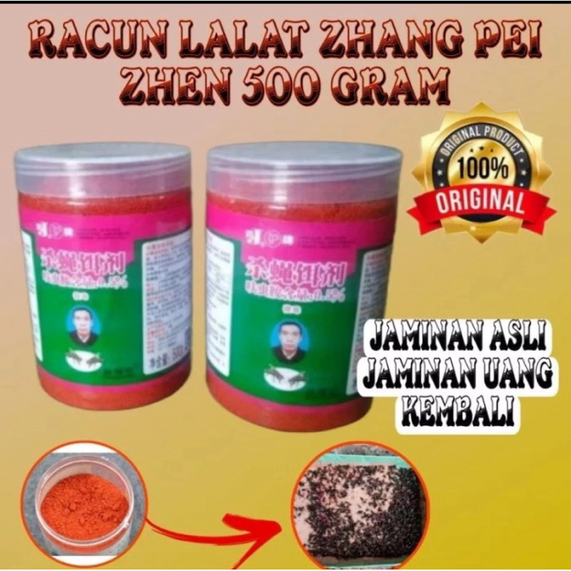 RACUN LALAT ZHANG PEI ZHEN 500 GRAM/ RACUN LALAT AMPUH PERANGKAP LALAT LEM LALAT