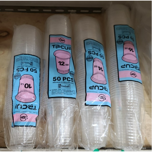 Gelas Pop Ice 3,5 Gram - Gelas 10/12/14/16 - gelas 16 oz - gelas 10 0z - gelas Plastik Murah