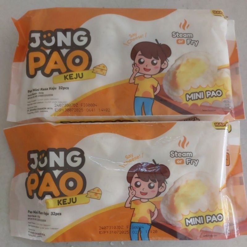 

Minipao Bapao Jungpao Bakpao isi Keju 32 pcs