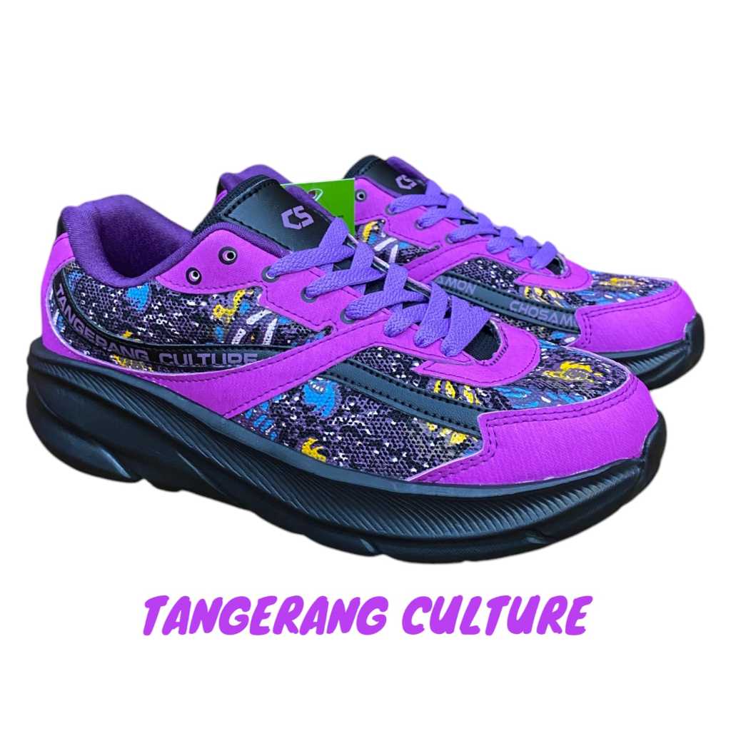 CHOSAMON Running Cool  - Sepatu Sneakers Batik Ayam Wareng Tangerang
