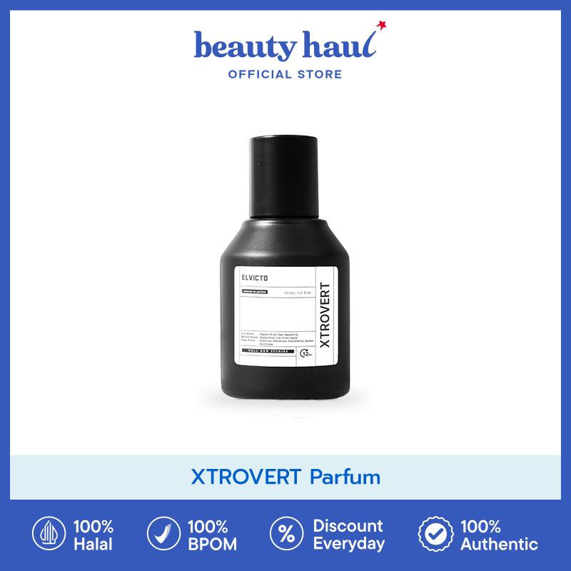 ELVICTO XTROVERT PARFUM 35ml - Parfum Pria Aroma Segar Maskulin