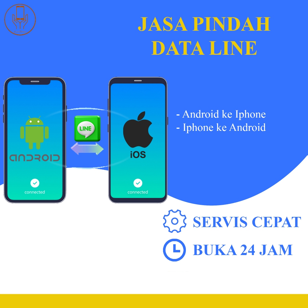 Jasa Pindah Data LINE (Android ke iPhone / iPhone ke Android)