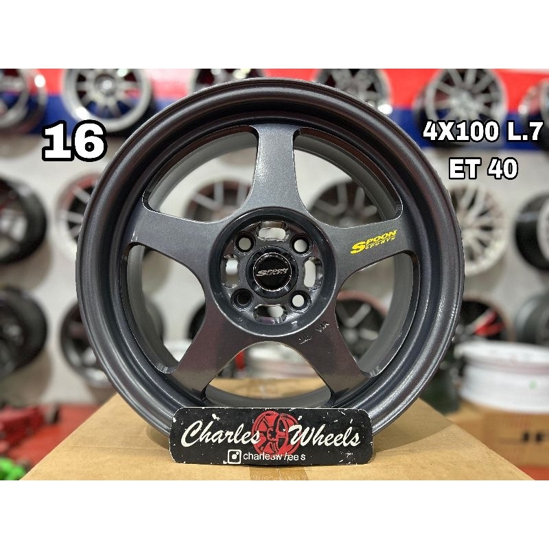 VELG RC SPOON EVO RING 16 GUNMETAL