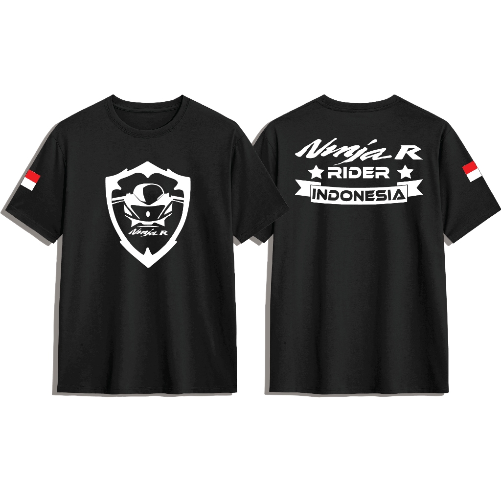 KAOS NINJA 150R CLUB DAN RIDER LENGAN PENDEK//KAOS MOTOR//OTOMOTIF