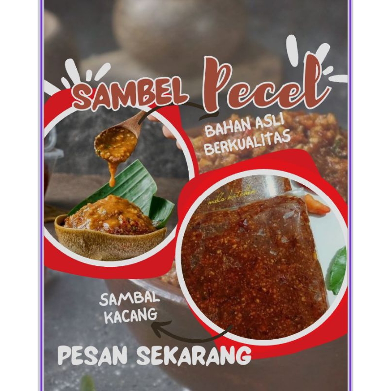 

Sambel Pecel Sambal Kacang Ponorogo