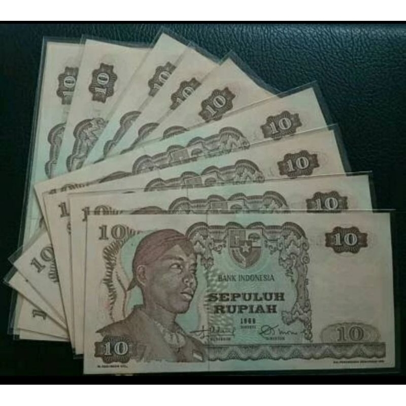 Uang Kuno 10 Rupiah Sudirman Tahun 1968