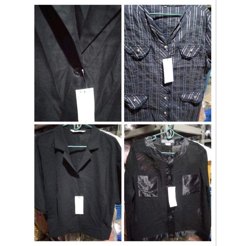 Kemeja Lengan Pendek Blazer Lengan Pendek Blazer Lengan Panjang