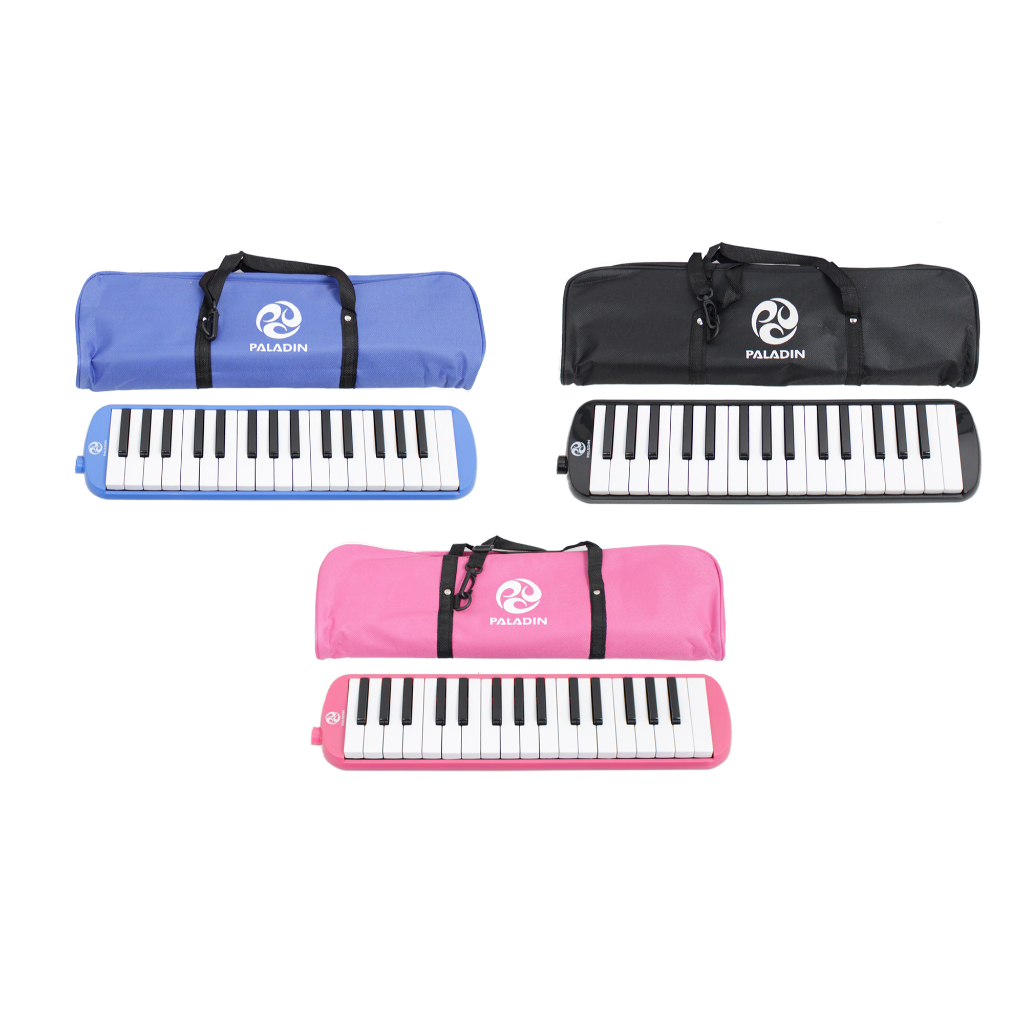 Pianika Merk Paladin Buat Belajar Model Softcover Warna Biru Hitam Pink Komplit Murah Jakarta Piano