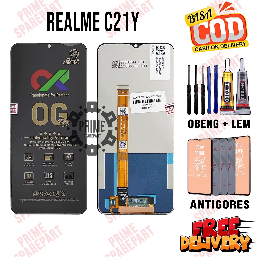 Lcd Touchscreen REALME C21Y Original Oem Lcd REALME C21Y Fullset