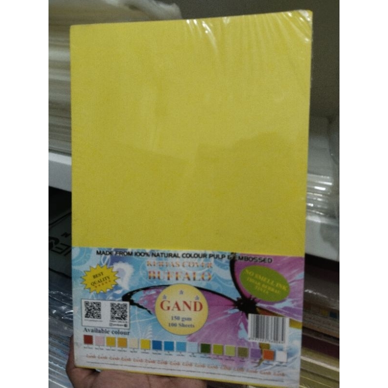 

InJO Kertas Karton Bufalo Cover jilid F4 1 pack isi 100 lembar