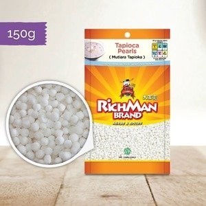 

sagu mutiara putih pearl tapioca rich man 150