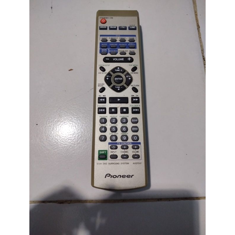 Remot Pioneer AXD7337  Home theater audio original