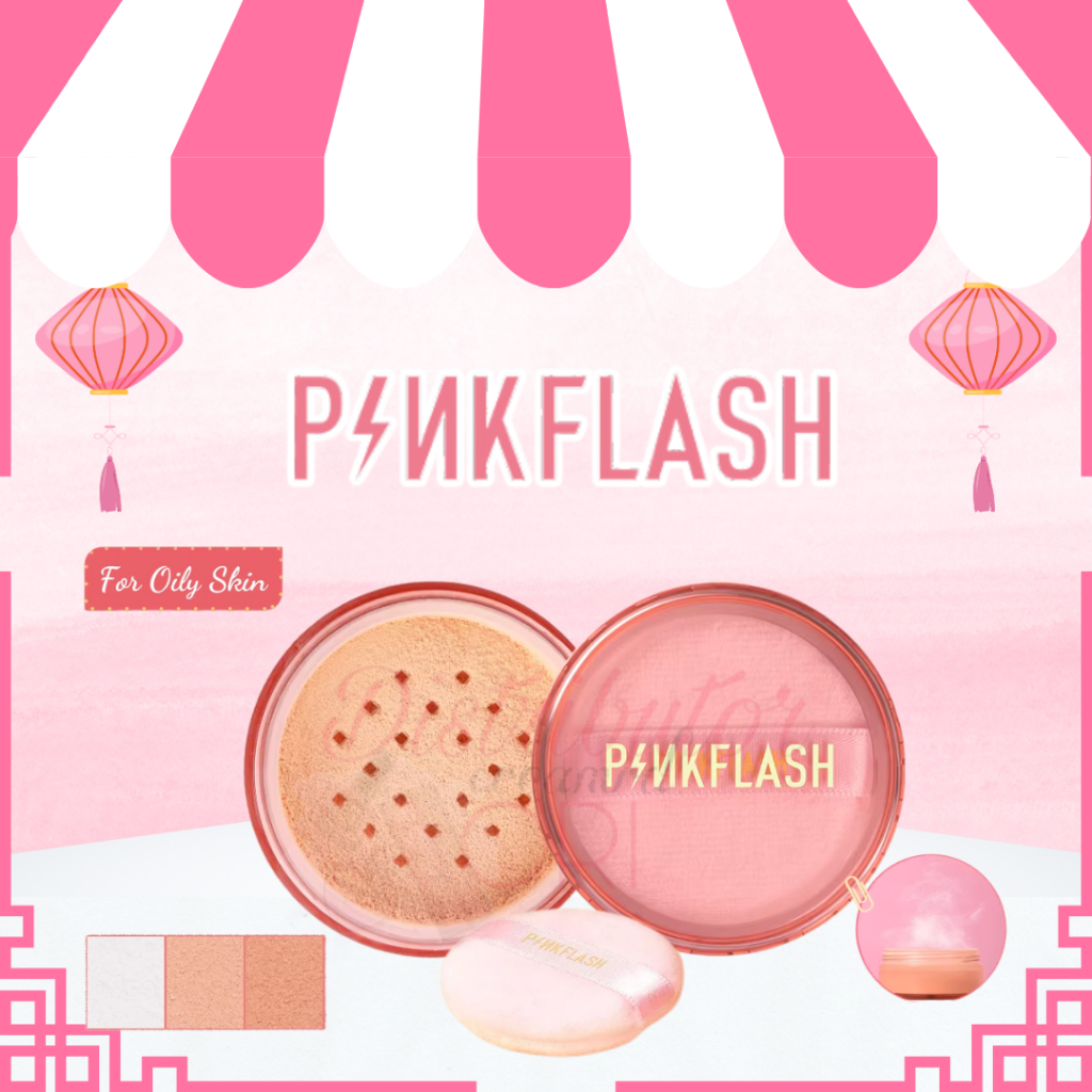 PINKFLASH # OhMyself Loose powder Matte Translucent Oil-control 3 Colors bedak tabur
