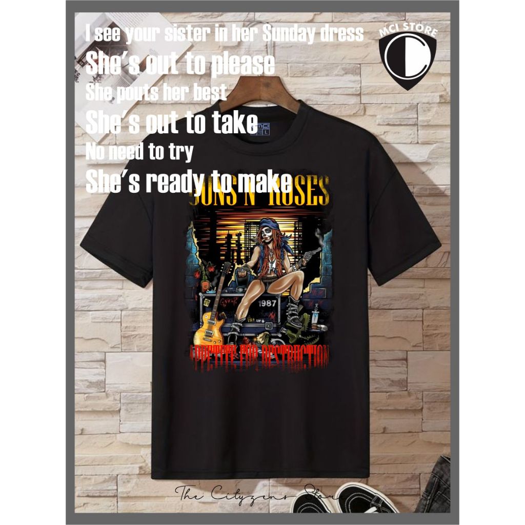 Kaos Guns n Roses Eps. 3 Pria/Wanita