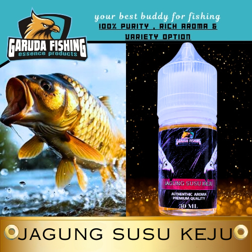 Essen Biang Jagung Susu Keju Jasuke Murni Garuda Water Base Umpan Ikan Mas Lele Patin Mujair Bawal