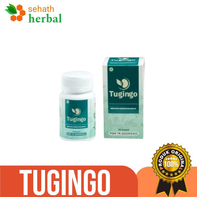Tugingo Obat Herbal Batu Ginjal Tugingo 30 Kapsul Original BPOM