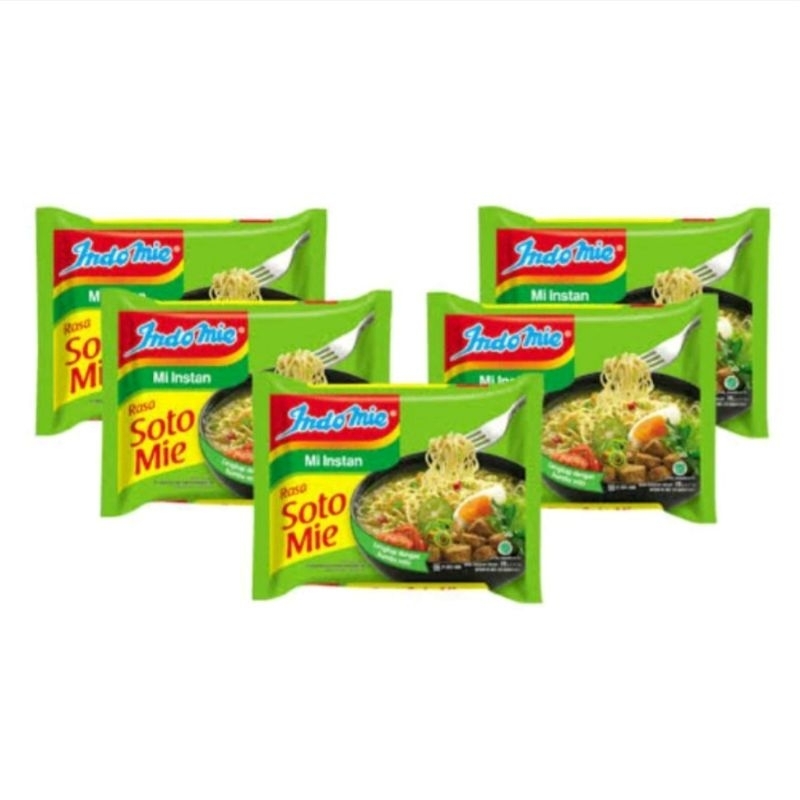 

[Paket isi 5] Indomie Mi Instan Rasa Soto Ayam 69 gr