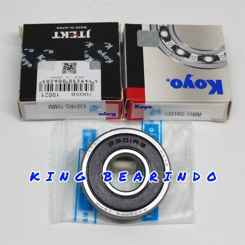 BEARING 6301 - 15 MM KOYO 6301 2RS - 15 MM KOYO SPESIAL BORE