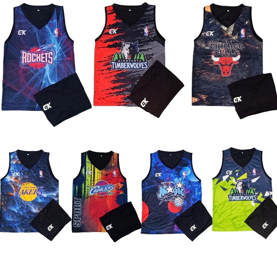 Top Produk 1 Set Baju basket  jersey basket  kaos basket  pria wanita dewasa olahraga termurah M L X