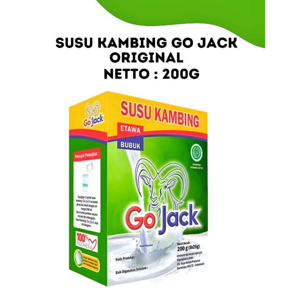 

Minuman Susu Kambing Asli Murni Etawa Go Jack No Sugar Untuk Terapi Tulang Sendi Mengobati Pegal Linu Syaraf Kejepit