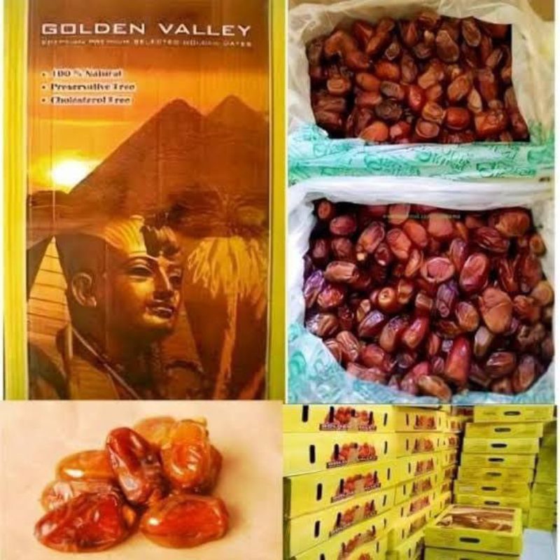 

Kurma Mesir golden valley kemasan box 10 kilogram