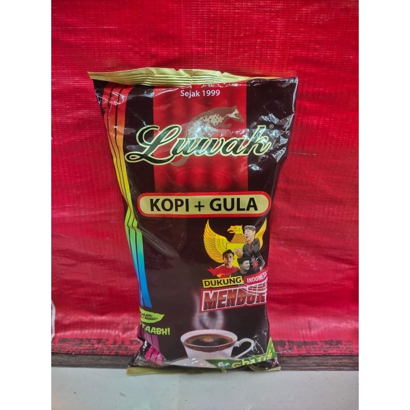 

Luwak Kopi Gula 6+2x23 gr /isi 8 sachet