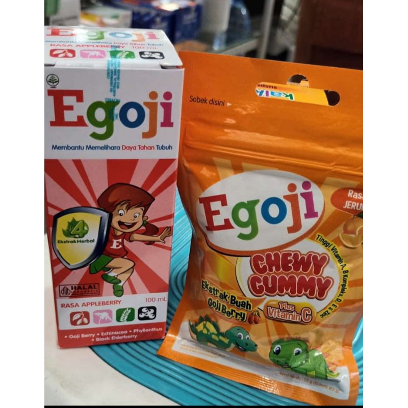 Egoji sirup 100ml free egoji gummy