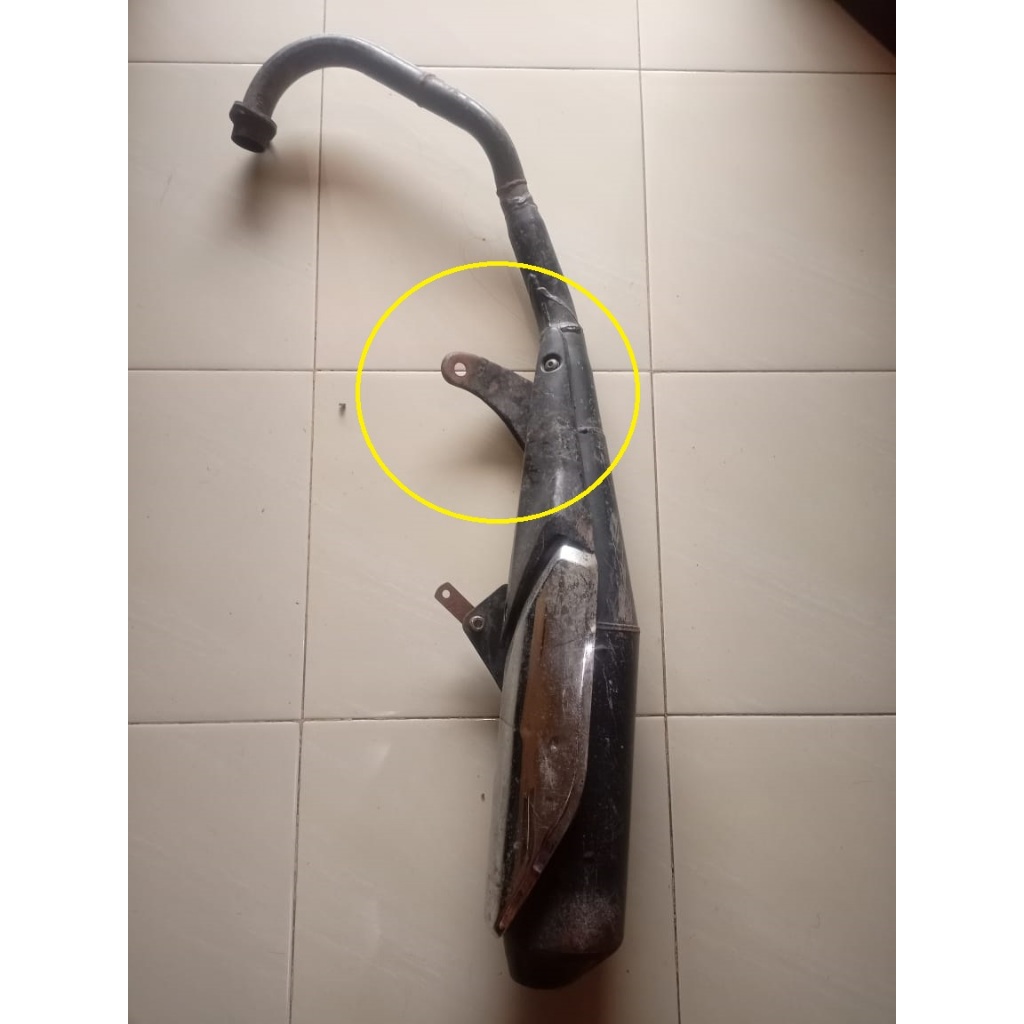 Knalpot Honda Megapro Monoshock Ori Copotan