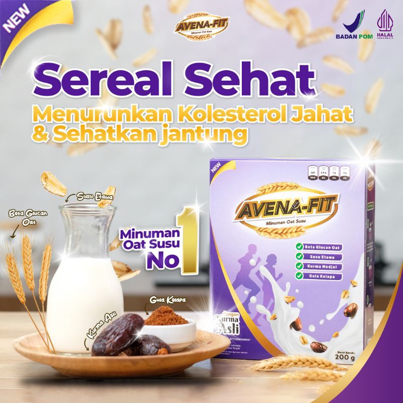 

avenafit susu oat sereal Atasi kolestrol
