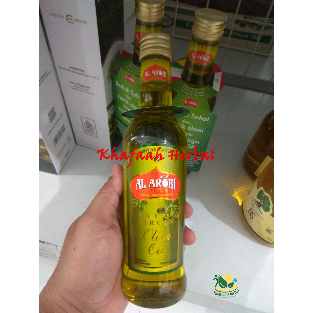 

Minyak Zaitun Al Arobi Perasan Pertama Extra Virgin Olive Oil 285 ml