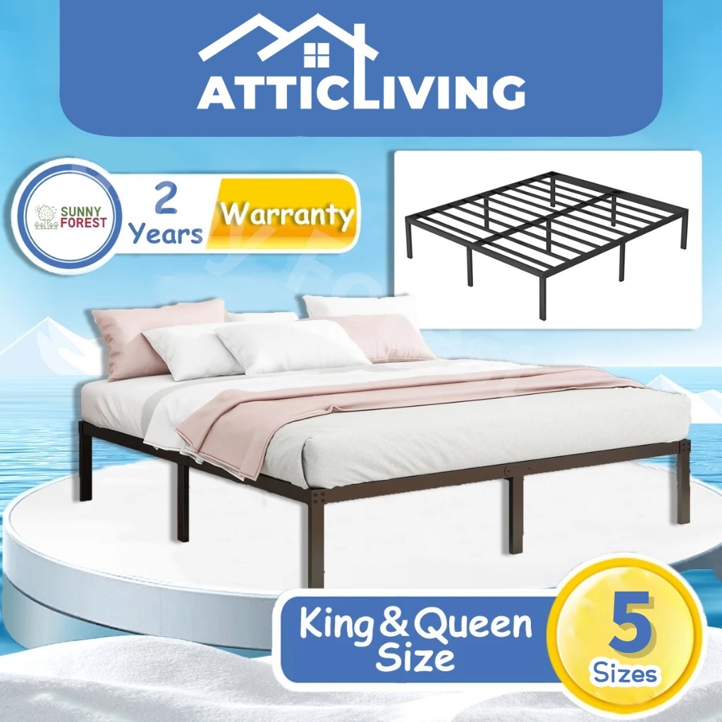 ATTICLIVING Basicbed /Classicbed Series/Tatakan Divan Besi Bisu Ekonomi / Ranjang Besi Divan Kasur /