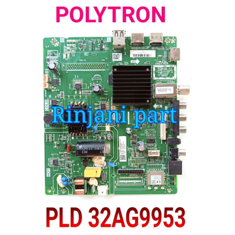 MAINBOARD SMART DIGITAL TV LED POLYTRON PLD 32AG9953 MB PLD 32BAG9953