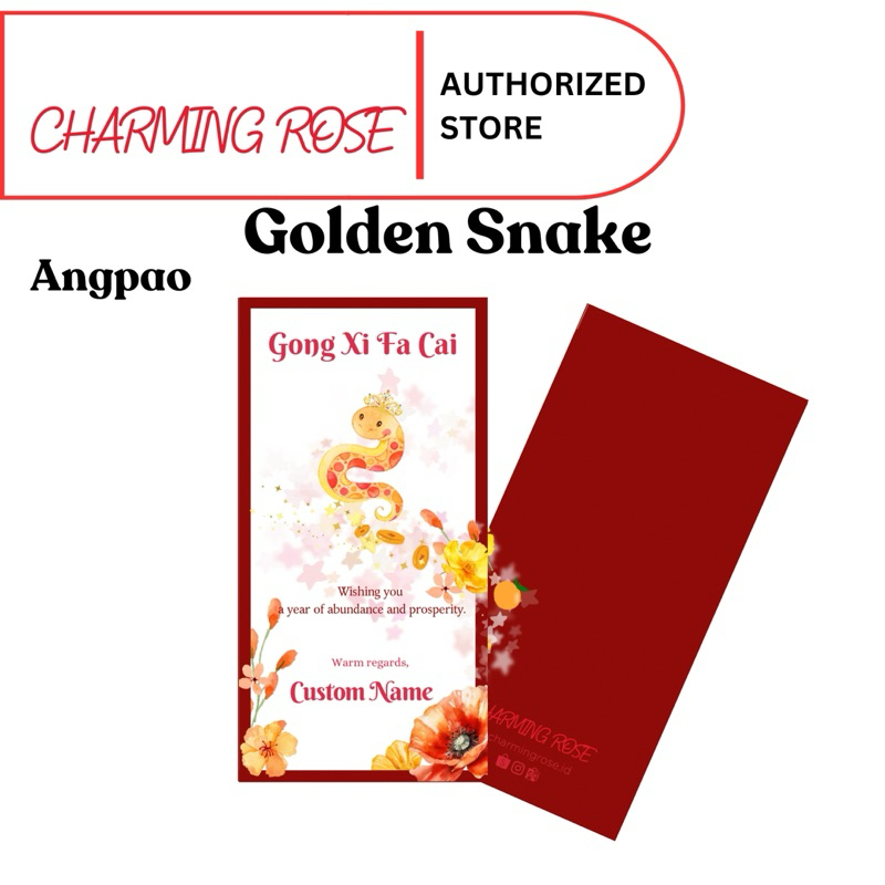 

Golden Snake - Angpao Imlek Chinese New Year Amplop CNY Tahun Baru