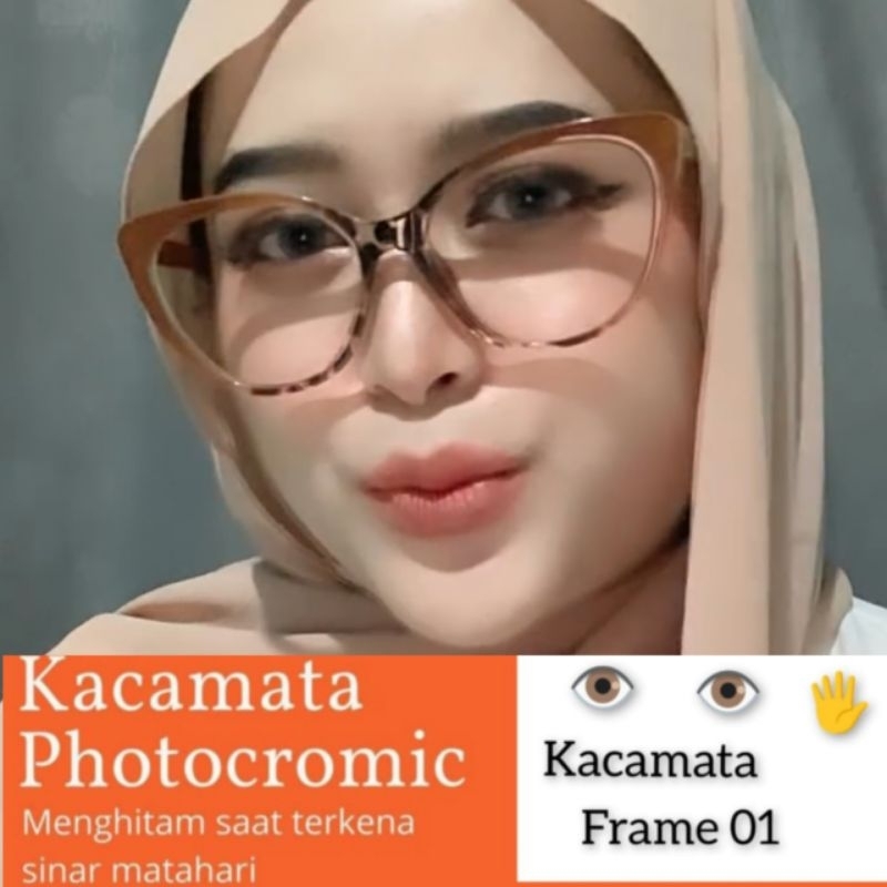 KACAMATA  MINUS CAT EYE FRAME  5018