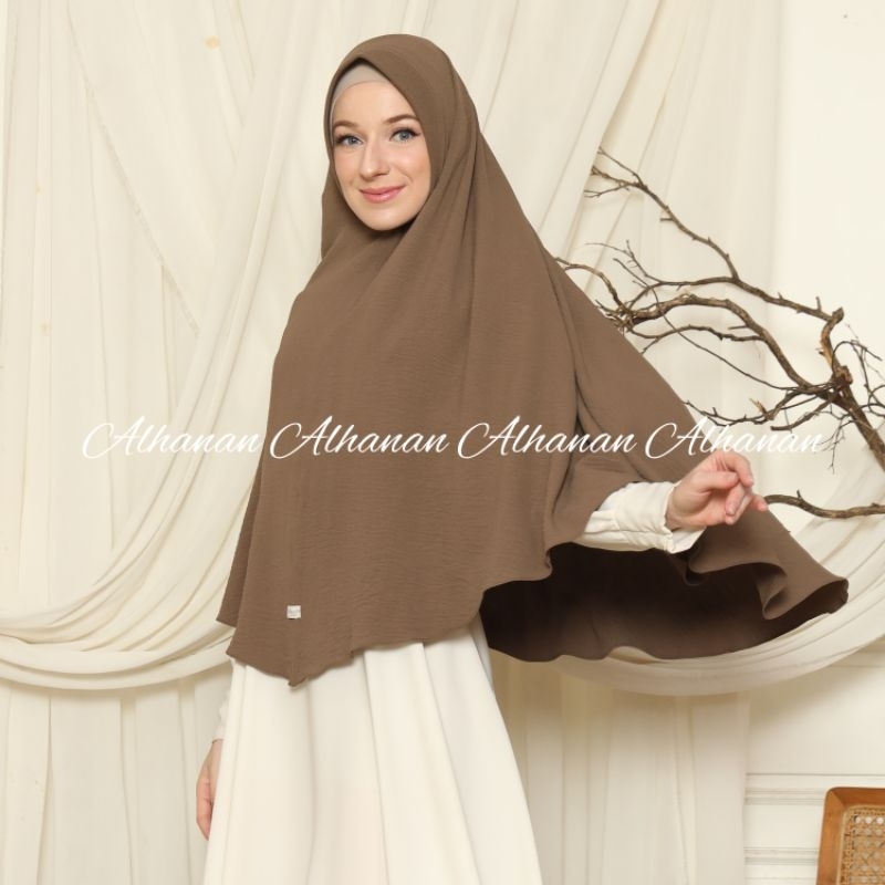 BERGO PAD CRINKLE SIZE XL//BERGO CRINKLE BY ALHANAN HIJAB//BERGO CRINKLE JUMBO