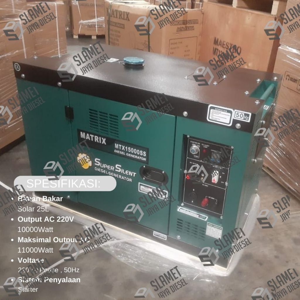 Genset SuperSilent Matrix MTX15000SS - 11000Watt