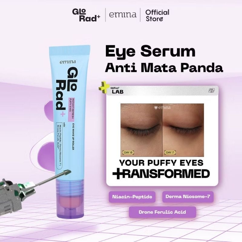 EMINA Emina emina -[ EMINA EYE WAKE UP ROLLER] - Emina Eye Wake Up Roller - Emina Eye Cream Roller -