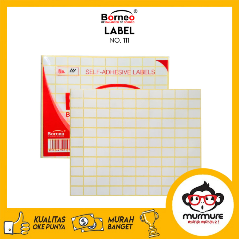 

MURMURE I LABEL HARGA BORNEO LABEL HARGA NO 111 BORNEO I PACK ISI 7 LEMBAR