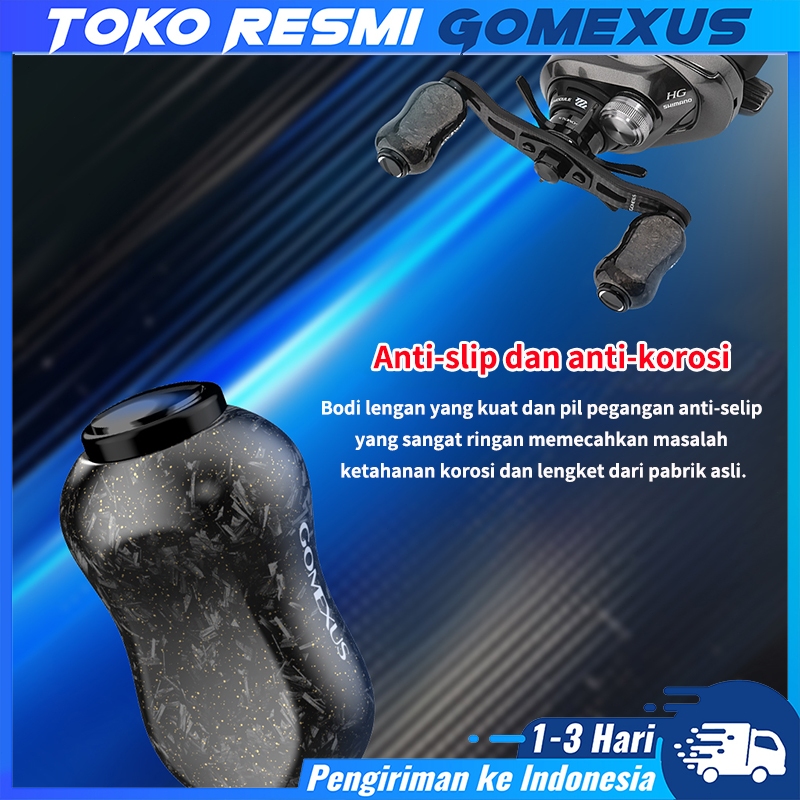 Gomexus DC-F22 Twin Handle Reel Berlaku untuk Shimano Daiwa  BC universal untuk kiri dan kanan mengu