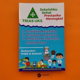 Poster Trias UKS 02, Poster Sekolah, Poster UKS Sekolah - Trias UKS biru