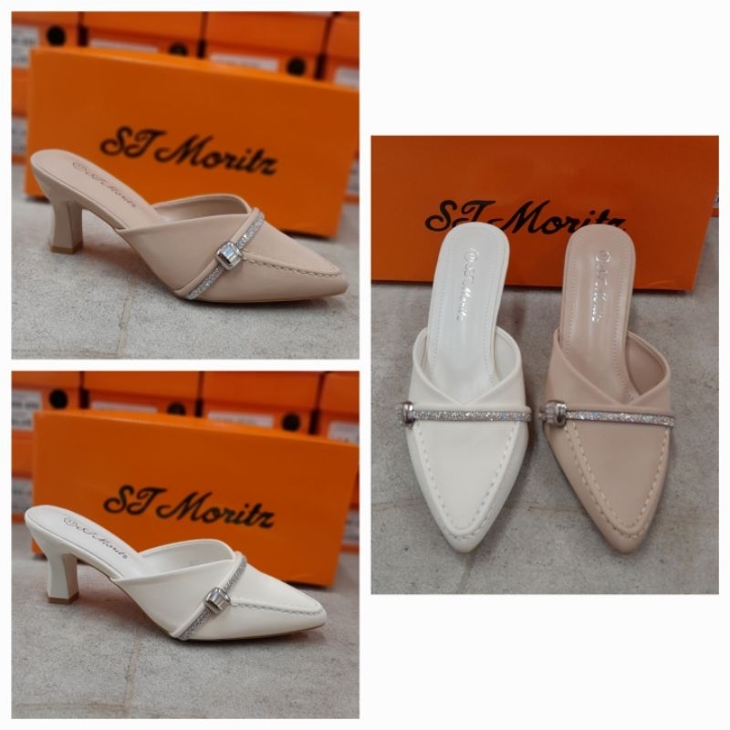 NEW SLOP PESTA/HEELS ST MORITZ ORIGINAL