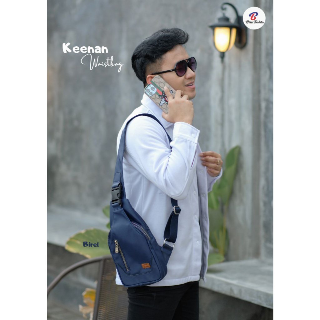 BIRU TSABITA KEENAN TAS SELEMPANG COWOK TAS PRIA TERBARU